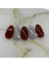 パールデザインネイル