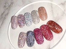 ネイルサロン マリキータ(MARIQUITA)/微粒子フラッシュ/冬ネイル
