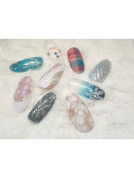 手描きアートが得意なサロン