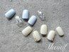 【オフ&パラ無料】シンプル派の方へ★シンプル上品ネイル￥7,480甘皮ケア付