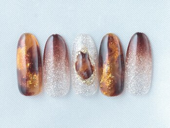 エリクサーネイル 長堀橋(Elixir Nail)/長堀橋限定べっ甲デザイン♪