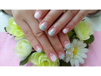 プルミエ ネイル(Premier Nail)/ふんわりストレートフレンチ