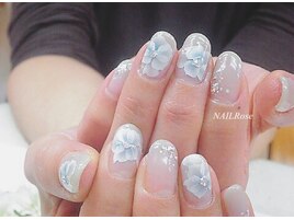 エアブラシ花初回オフ込み¥8990