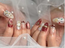 バタフライ 津田沼店(Butterfly)/キラキラクリスマスネイル