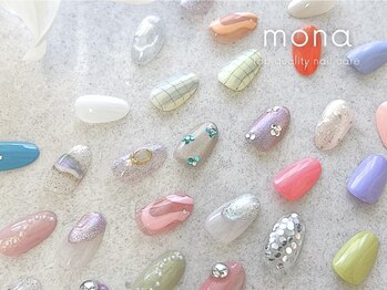 モナ(mona)の写真/【育成カラージェル¥11,000】特許取得のケアで美爪さん続出♪足の巻き爪ケアもプロにお任せください◎