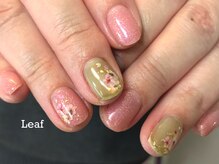 リーフ(Leaf)/押し花ネイル