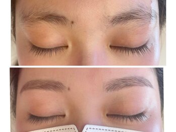 ル クール(Le coeur)/美眉スタイリングbefore→after