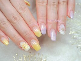 ぷっくりクリアフラワー