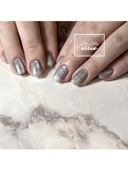 エリー(ellie)/マグネットネイル　寒色ネイル