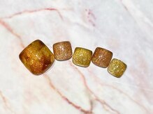 ルームヘアネイル 曙橋店(Room hair nail)/べっこうカラーニュアンスネイル