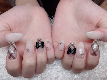 レアネイル 新宿(le'a nail)/チェックネイル
