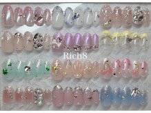 ネイルアンドまつげエクステ リッチエイト 原宿店(Rich8)の雰囲気（オフ無料色変え可/キャンペーン定額¥6980~韓国パーツ定額¥7980~）
