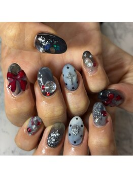 ハスミヤ(蓮宮 Hasumiya)/オーロラネイル★オフ無料¥8300