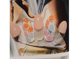 リゾートお花ネイル