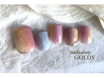 ネイルサロン ゴールディ(NAIL SALON GOLDY)/FOOT華やかアートコース