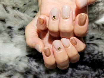 シュガーネイル(sugar nail)/ミラーアレンジネイル