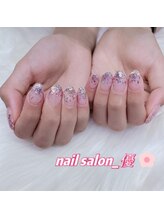 ネイルサロン 優/ラメグラデーション