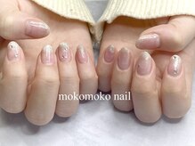 モコモコネイル(mokomoko nail)/マグネットグラデーション 