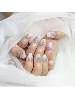 アン ジョーヌドラゴ/【自爪ネイル】オーロラネイル