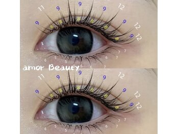 アモール 代々木(amor)の写真/☆漫画風束感ワンホンならお任せ！豊富なエクステで、なりたいイメージを叶える目元へ導きます。