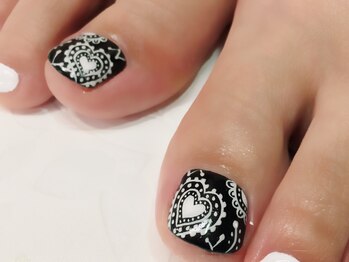 ビービーネイル(BB)/レース柄