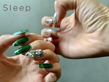 スリープ 中目黒(Sleep nakameguro)/クリスマスニュアンスネイル