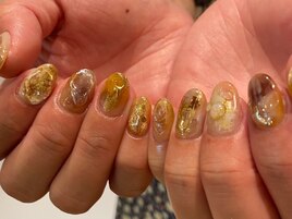 <ハンド>デザインシンプルネイル