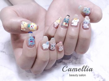 カメリア(Camellia)/ハンドジェルネイル/フィルイン