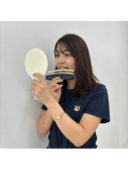 ホワイト 富山店(WHITE)/10.最後に歯のトーンチェック