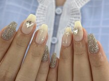 ネイルメゾン 池袋店(NAIL MAISON)/★キラキラハート¥7800