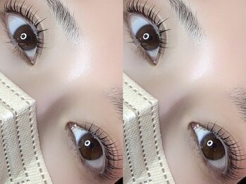 ローズドゥビューティー 清須店(Rose de beauty)の写真/【大人気まつ毛パーマ☆4500円】根元からしっかり立ち上げ、瞳に光を反射することでキラキラ輝く瞳に♪