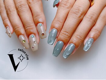 サロン ヴィーヴ(salon Vive)/#アシメデザイン#マグ#ビジュー