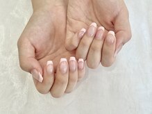 ラデュー(radieux)の雰囲気(シンプル大人デザイン/ピンクフレンチ/ネイル/フレンチ)