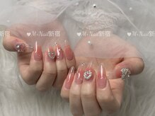 エムプラスネイル 新宿(M+Nail)/チークネイル