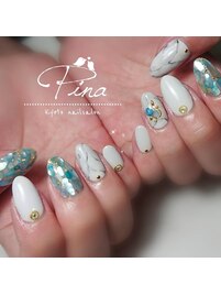 初夏に爽やかで可愛いシェル♪