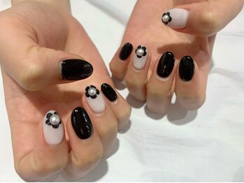ネイルキュート アンド クールラッシュ 亀有店(nailcute & CoolLash)/フラワーネイル