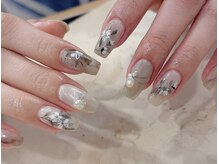 ミュゼアート(musee art)/手描きネイル　フラワー