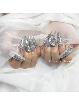 アン ジョーヌドラゴ/【ロングネイル】シルバーネイル