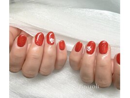 ワンカラーにホロフラワー追加