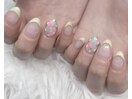 フレンチネイル/フラワーアート