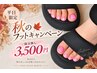 【除去無し】 9月平日限定フットキャンペーン 3,500円