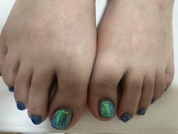 リー(RE)/フット 2本アート