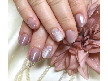 ウィズ フェリーク/もこもこ風チェックネイル