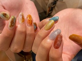 <ハンド>デザインシンプルネイル