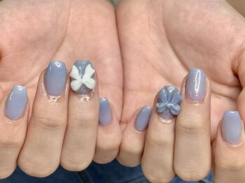 ウサギネイル 新大久保店(usagi nail)/リボンネイル