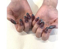 clear black×magnet french