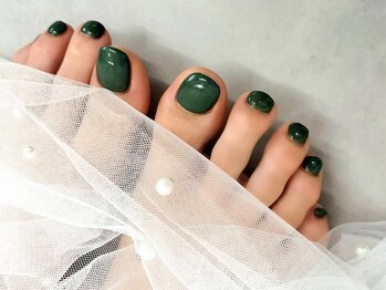 アバネイル アクア 千種店(AVANAIL AQUA)/フット・ワンカラーネイル