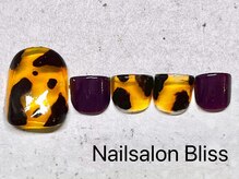 ネイルサロンブリス(nail salon Bliss)/定額FOOTシンプルアート￥5720