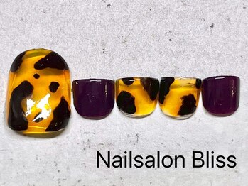 ネイルサロンブリス(nail salon Bliss)/定額FOOTシンプルアート¥5720
