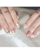リッシュ トロワ(RICHE trois)/冬色チェックネイル